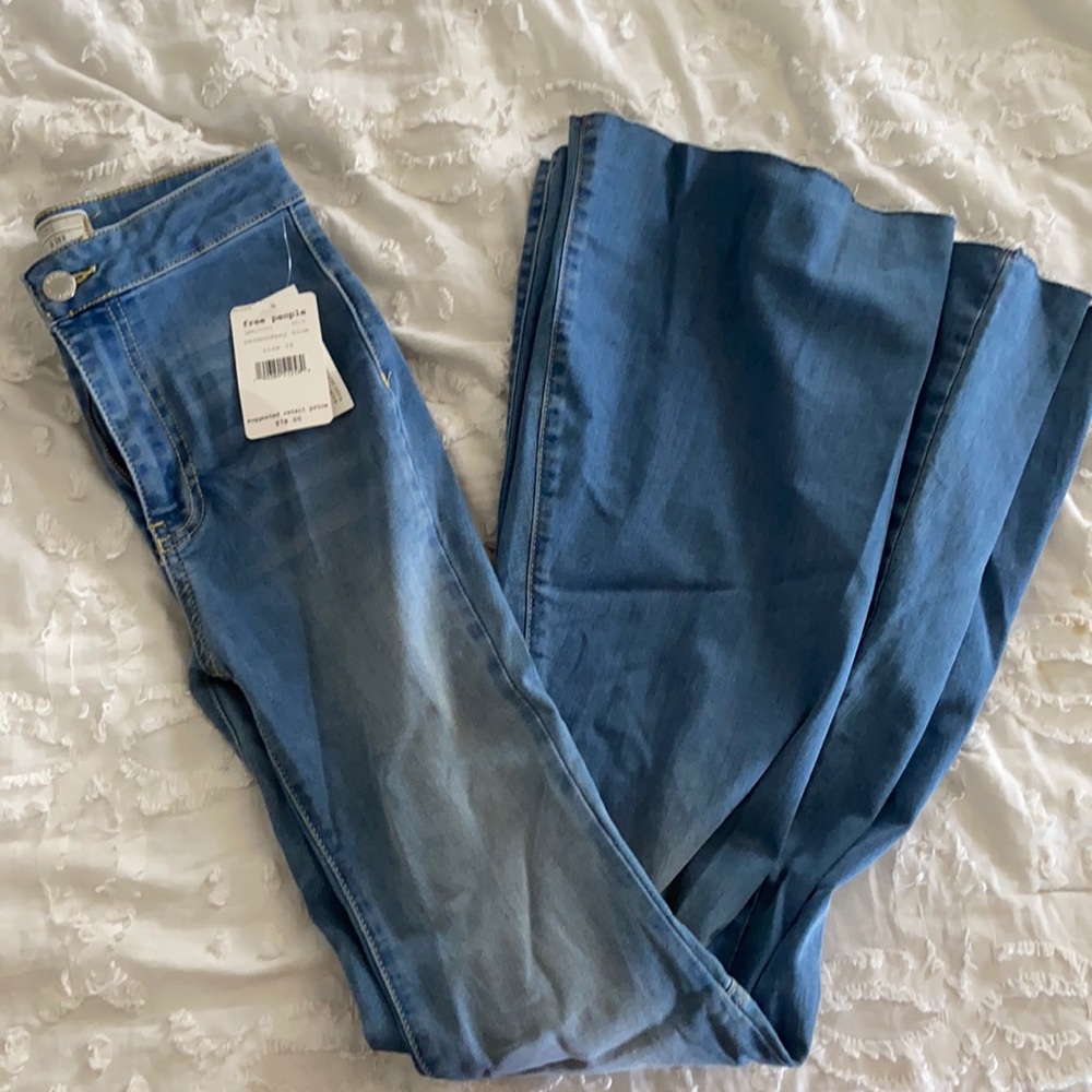 new with tags free people bell bottoms